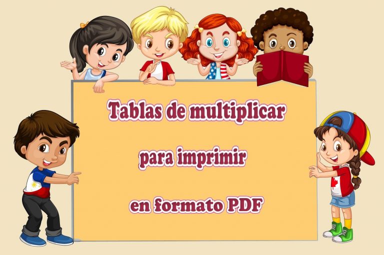 tablas para imprimir