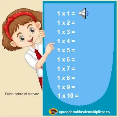 tabla multiplicar con voz